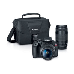 Canon EOS Rebel T7 DSLR Camera with 18-55mm and 75-300mm Lenses