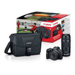 Canon EOS R100 Mirrorless Camera with 18-45mm and 75-300mm Lenses