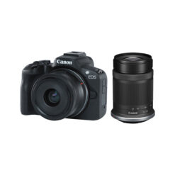 Canon EOS R50 Mirrorless Camera with 18-45mm and 55-210mm Lenses (Black)