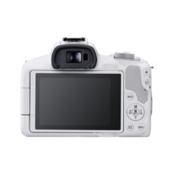 Alternative view of Canon EOS R50 Mirrorless Camera with 18-45mm Lens (White)