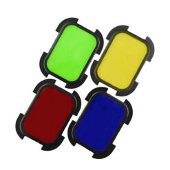 Alternative view of Godox Barndoor Kit with 4 Color Gels for AD200 Speedlight Head