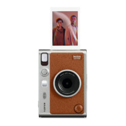 Alternative view of FUJIFILM INSTAX MINI EVO Hybrid Instant Camera (Brown)