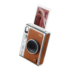 FUJIFILM INSTAX MINI EVO Hybrid Instant Camera (Brown)