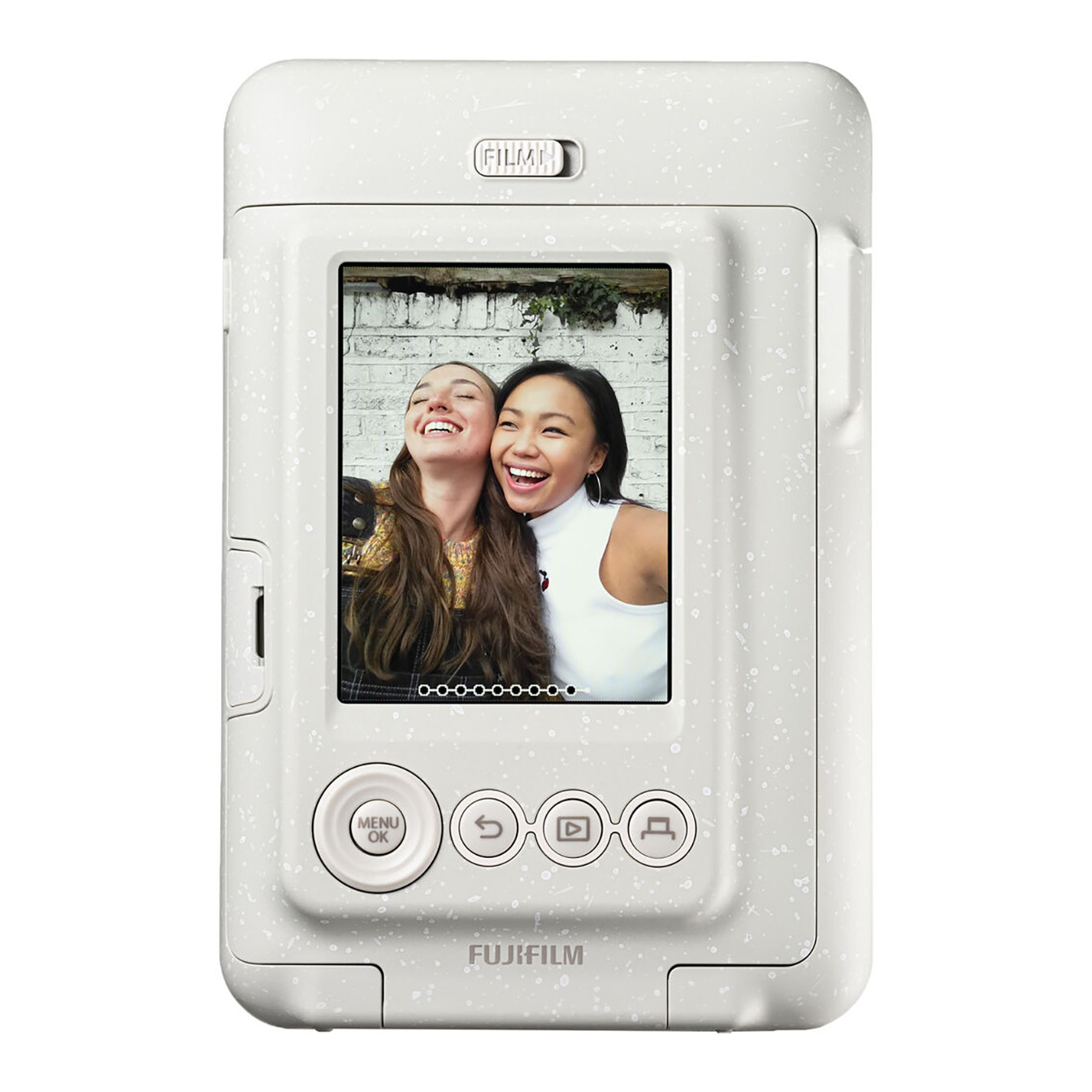 FUJIFILM INSTAX MINI Liplay Hybrid Instant Camera (Misty White) - Image 3