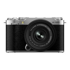 FUJIFILM X-M5 Mirrorless Camera with XC 15-45mm f/3.5-5.6 Lens (Silver)