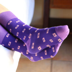 Alternative view of Photogenic Photolove Socks (Purple)