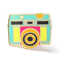 Photogenic Pin Neon Camera - Gold