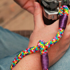 Alternative view of Photogenic Wrist Rope Camera Strap - Rainbow