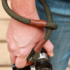 Alternative view of Photogenic Wrist Rope Camera Strap - Olive Pixel