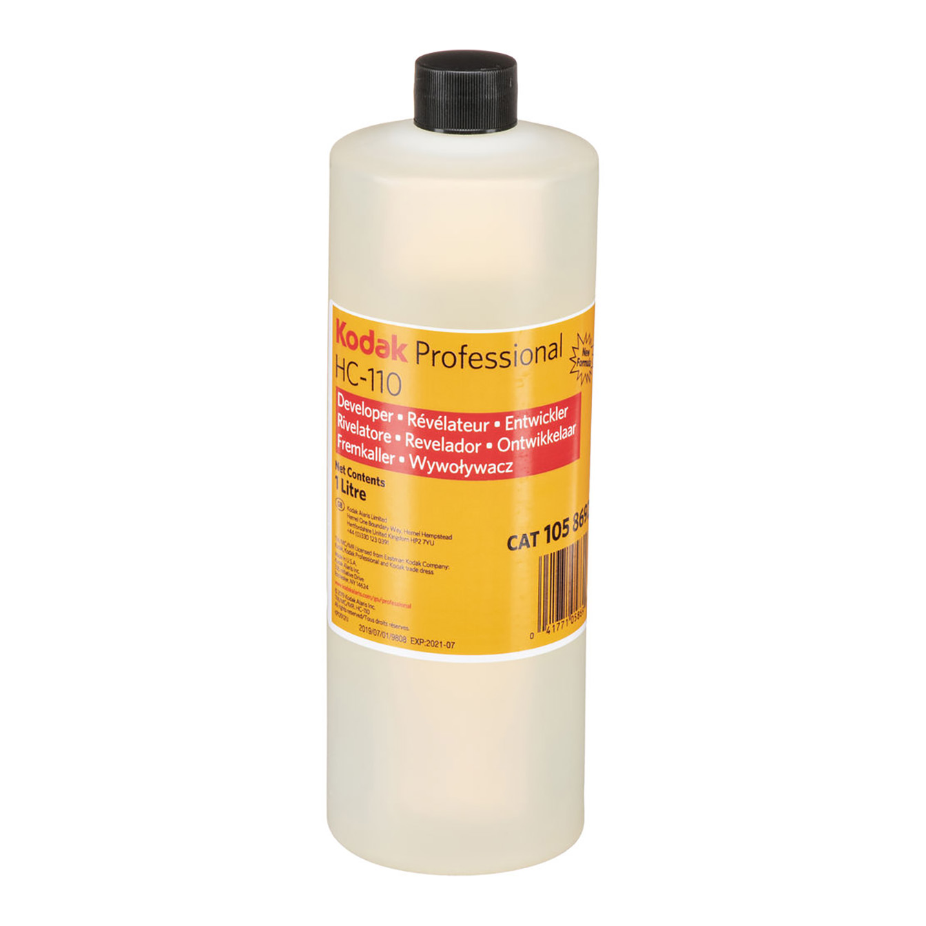 Kodak Professional HC-110 Film Developer (1L, 2019 Version)