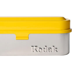 Kodak Steel 135mm Film Case (Yellow Lid/Silver Body)