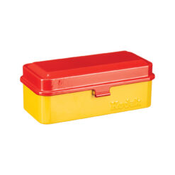 Kodak Steel 120/135mm Film Case (Red Lid/Yellow Body)