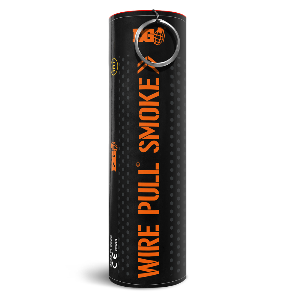 Wire Pull Smoke Grenade WP40 - Orange - Image 3