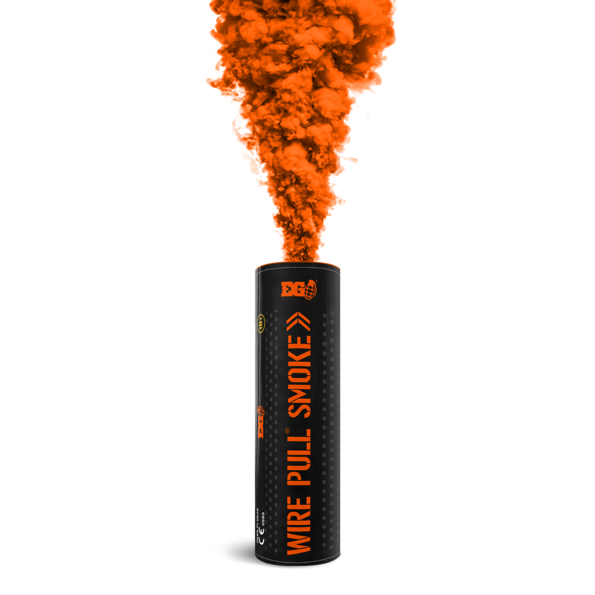 Wire Pull Smoke Grenade WP40 - Orange