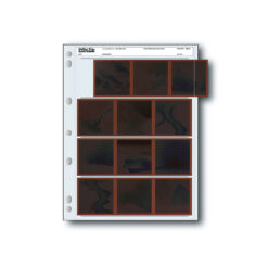 Print File Archival Storage Page f/Negatives, 6x6cm (120) Horizontal, (Binder)