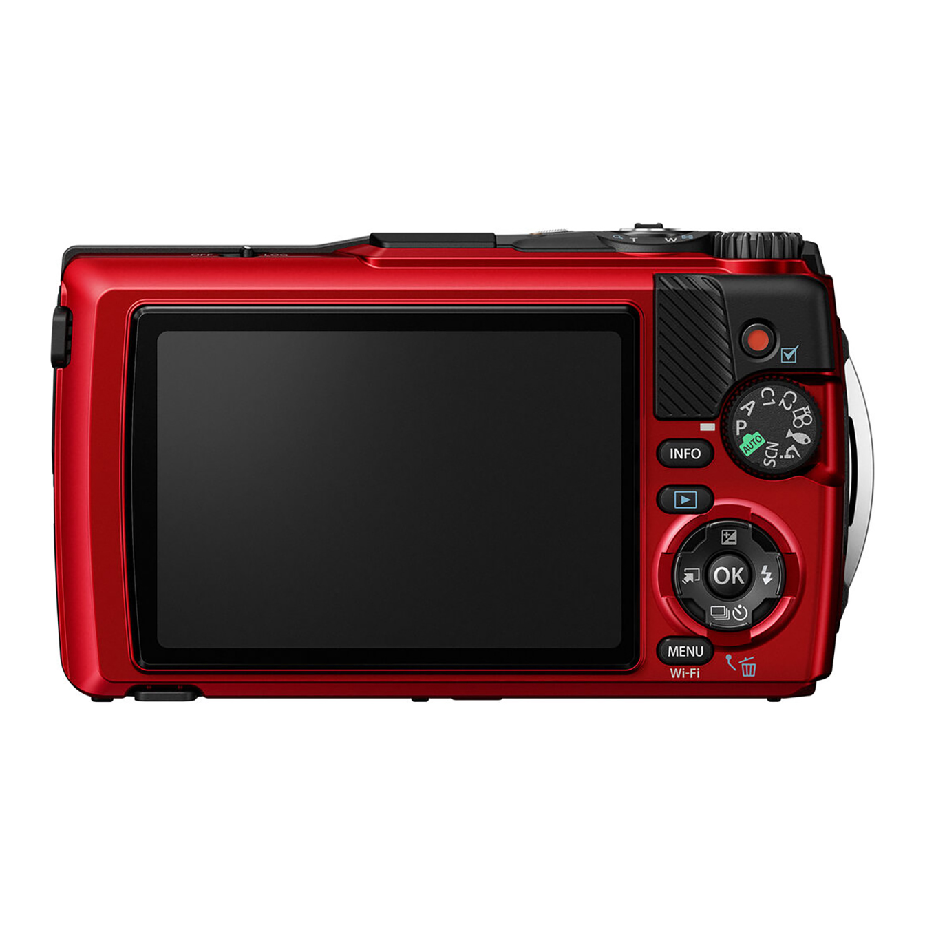 OM SYSTEM Tough TG-7 Digital Camera (Red) - The Camera Exchange