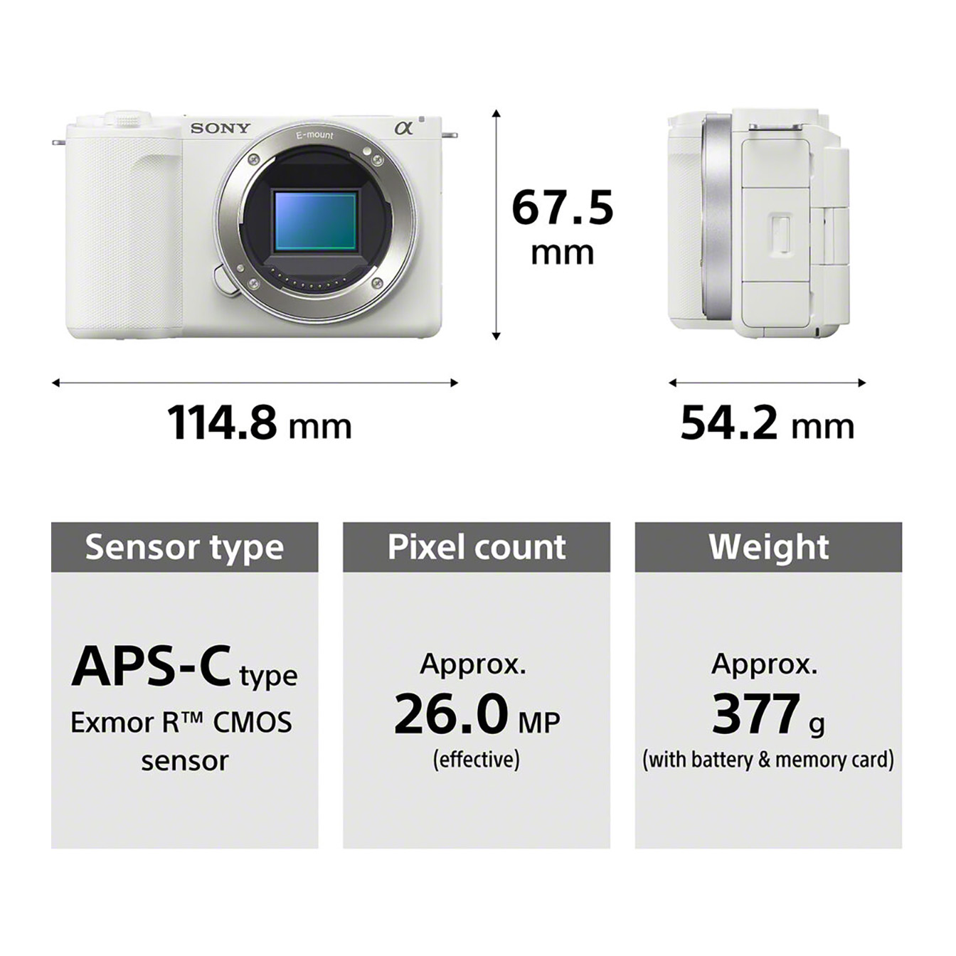 Sony ZV-E10 II Mirrorless Camera with 16-50mm Lens (White) - Image 17