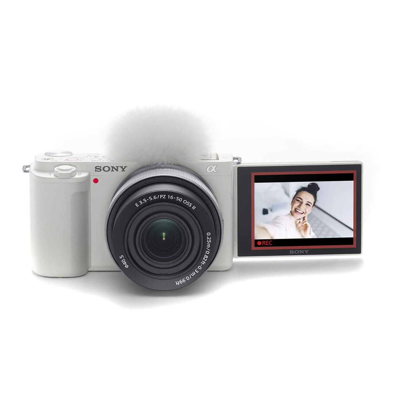 Sony ZV-E10 Mirrorless Camera with 16-50mm f/3.5-5.6 II Lens (White) - Image 14