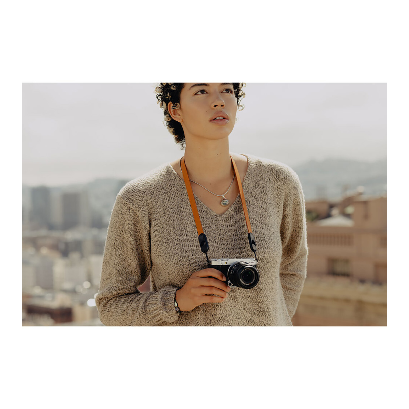 Peak Design Form Leather Camera Strap (Amber, 30.9") - Image 3