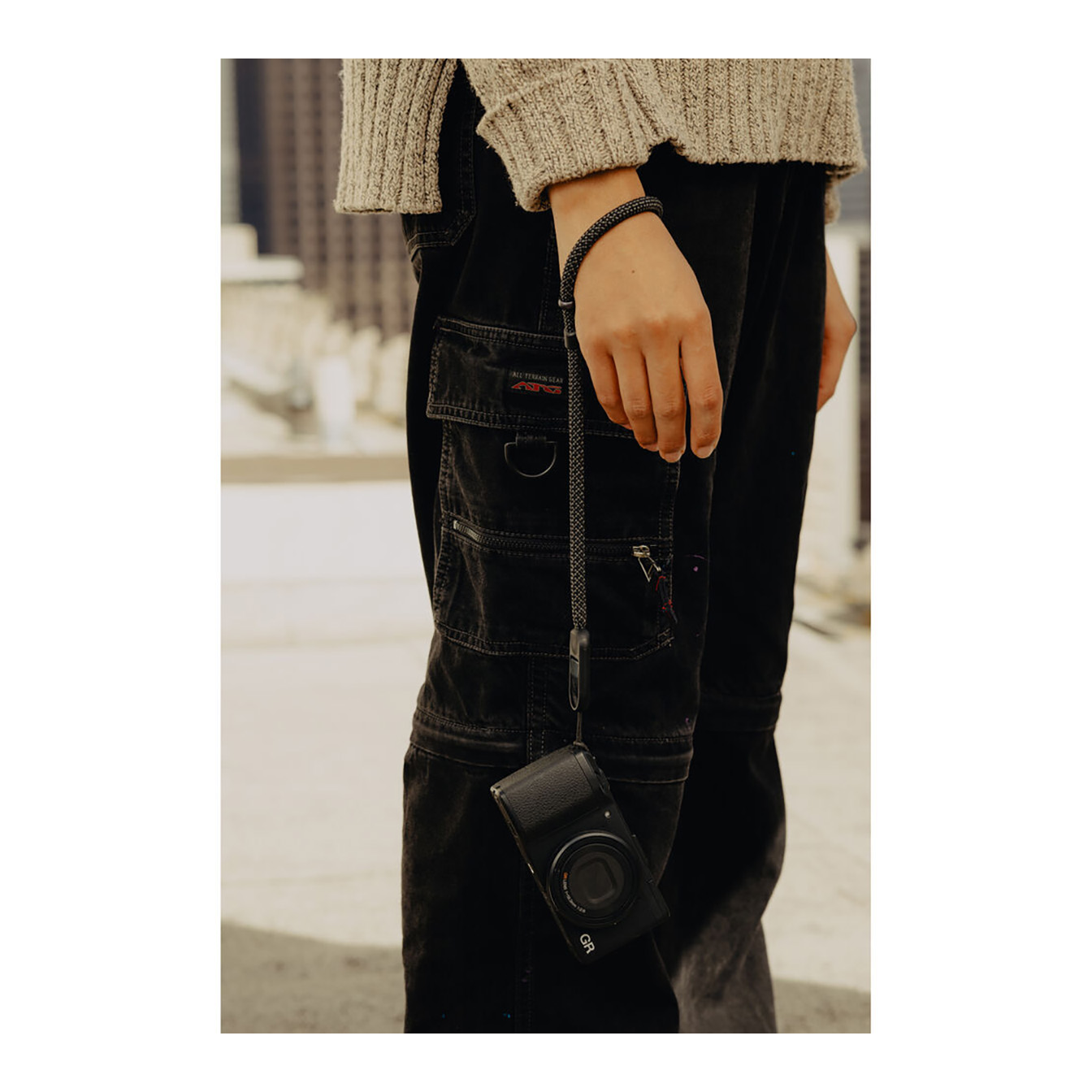 Peak Design Cuff Rope Camera Wrist Strap (Black) - Image 3