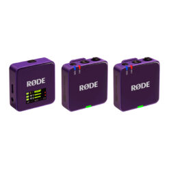 RODE Wireless GO III 2-Person Compact Digital Wireless Mic (2.4 GHz, Purple)