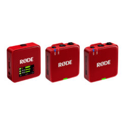 RODE Wireless GO III 2-Person Compact Digital Wireless Mic (2.4 GHz, Red)
