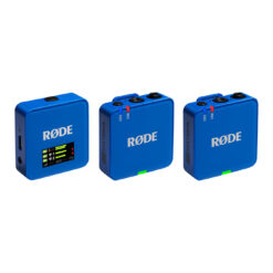 RODE Wireless GO III 2-Person Compact Digital Wireless Mic (2.4 GHz, Cobalt)