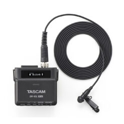 Alternative view of TASCAM DR-10L Pro Field Recorder and Lavalier Microphone
