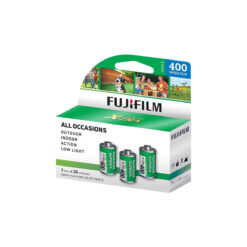 FUJIFILM 400 Color Negative Film (3-Pack, 35mm Roll Film, 36 Exposures)