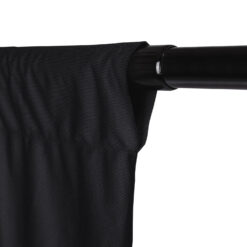 Alternative view of ProMaster Wrinkle Resistant Backdrop 5'x9' (Black)
