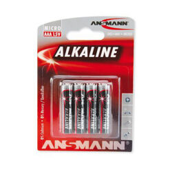 Ansmann AAA Alkaline Batteries - 4-Pack