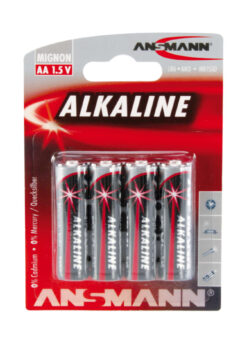 Ansmann AA Alkaline Batteries - 4-Pack