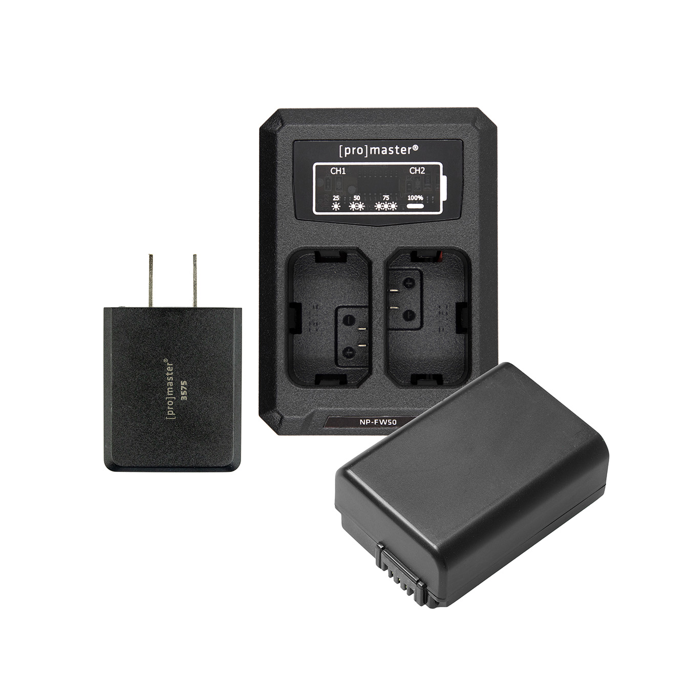 ProMaster Battery & Charger Kit for Sony NP-FW50
