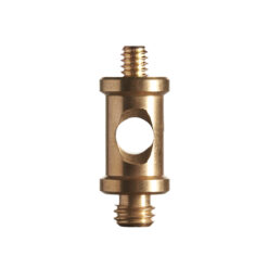 ProMaster Professional Short Spigot 1/4-20m to 3/8m Brass