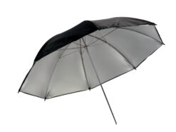 ProMaster 45" Reflective Umbrella - Silver with Black Backing