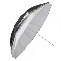 Alternative view of ProMaster 60" Convertible 3-in-1 Umbrella - White/Silver/Black