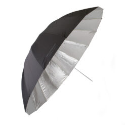 ProMaster 72" Reflective Umbrella - Silver with Black Backing