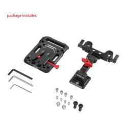 Alternative view of SmallRig V-Lock Battery Plate with 15mm Rod Clamp & Adjustable Arm