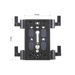 Alternative view of SmallRig Tripod Mounting Kit with 2 x Plates and 2 x 15mm Rod Clamps