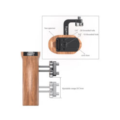 Alternative view of SmallRig Universal Wood Side Handle