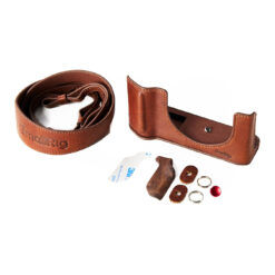 SmallRig Leather Half Case Kit for FUJIFILM GXF100RF (Brown)