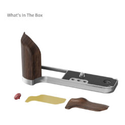 Alternative view of SmallRig L-Shape Mount Plate with Wooden Handle for FUJIFILM GFX100RF (Silver)