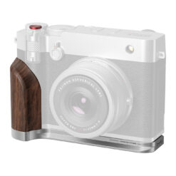 SmallRig L-Shape Mount Plate with Wooden Handle for FUJIFILM GFX100RF (Silver)