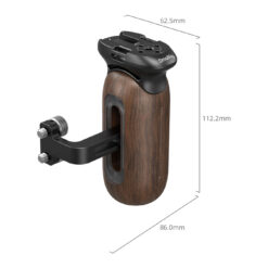 Alternative view of SmallRig Wooden Side Handle with 1/4"-20 Screws
