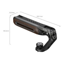 Alternative view of SmallRig Wooden Top Handle with 1/4"-20 & ARRI 3/8''-16 Locating Screw