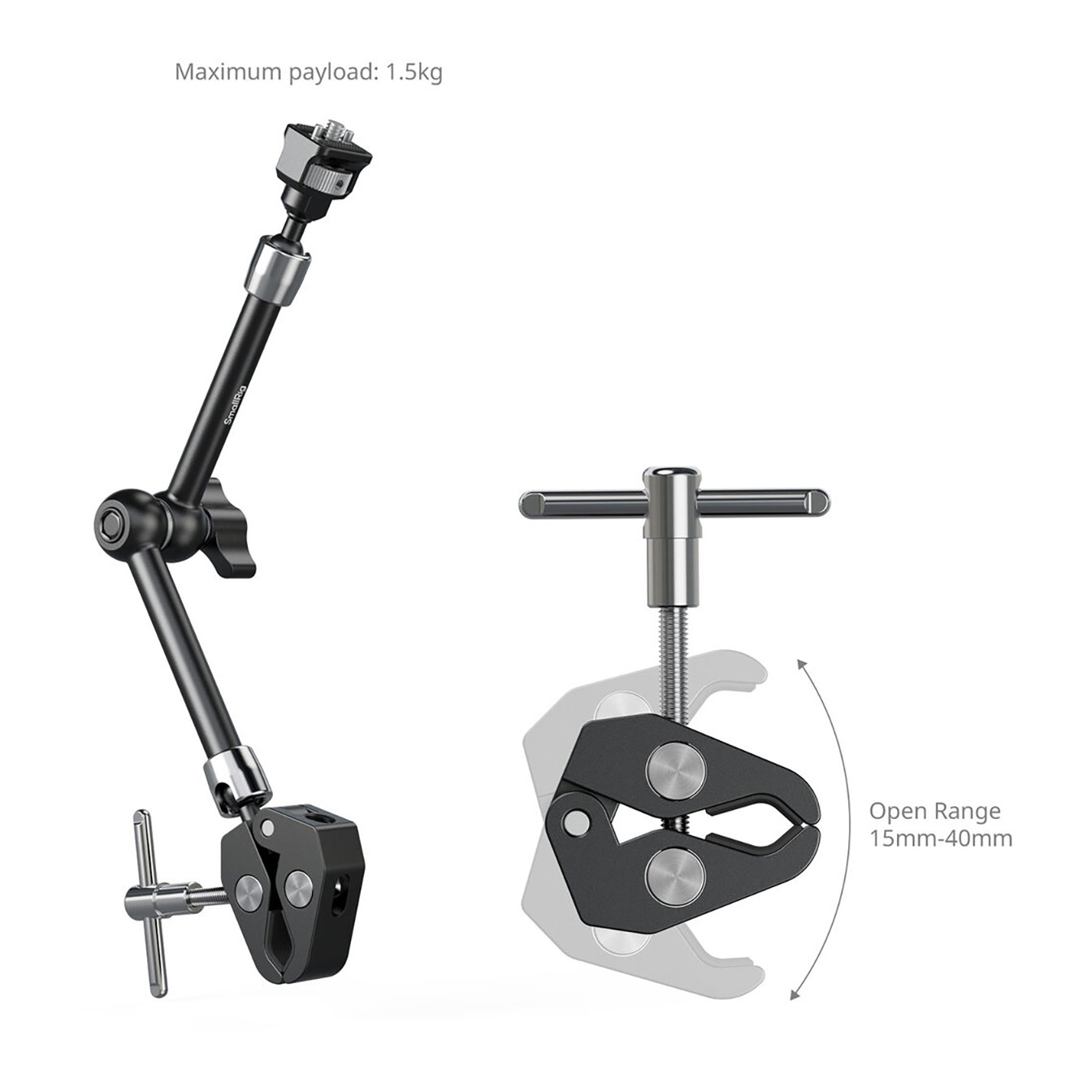 SmallRig Magic Arm with Crab-Style Clamp (11") - Image 5