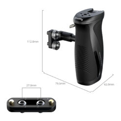 Alternative view of SmallRig Rotating Side Handle with 1/4"-20 Screws