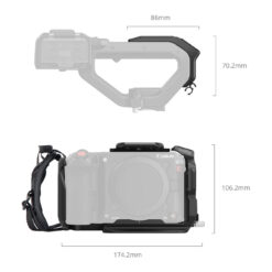 Alternative view of SmallRig Cage Kit for Canon EOS C50 with XLR Handle Extension