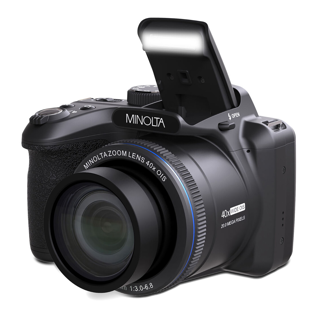 Minolta MN40Z Digital Camera (Black) - The Camera Exchange