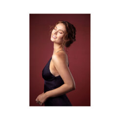 Alternative view of Westcott X-Drop Aged Red Wall Matte Vinyl Backdrop (5 x 7')